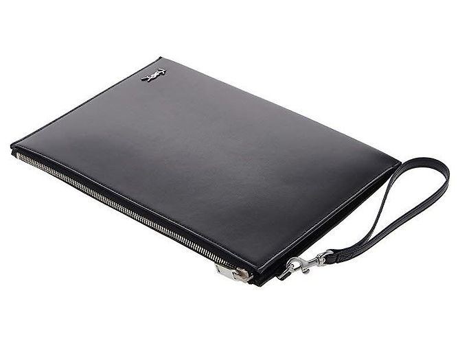 Saint Laurent Étui pour tablette Tiny Monogram Noir - vue 4