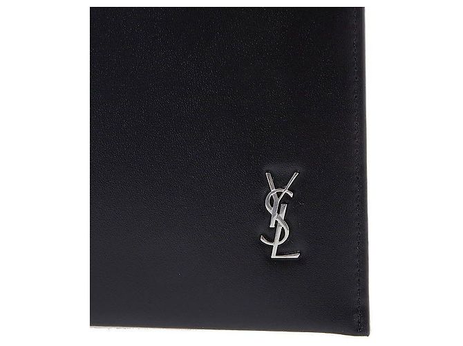 Saint Laurent Étui pour tablette Tiny Monogram Noir - vue 7