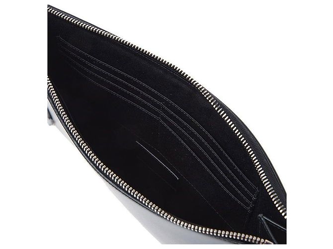 Saint Laurent Étui pour tablette Tiny Monogram Noir - vue 9