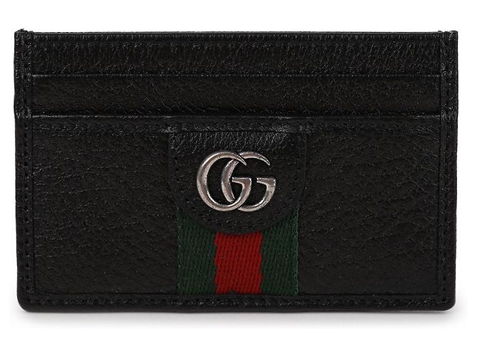 Gucci Monogram Card Case Black - view 3