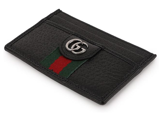 Gucci Monogram Card Case Black - view 6
