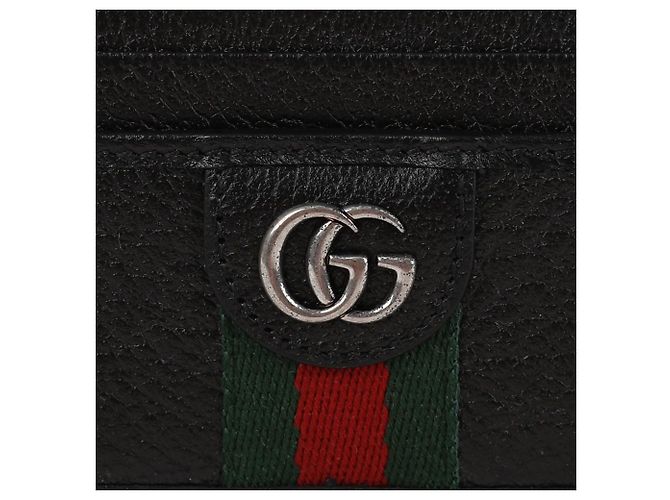 Gucci Monogram Card Case Black - view 9