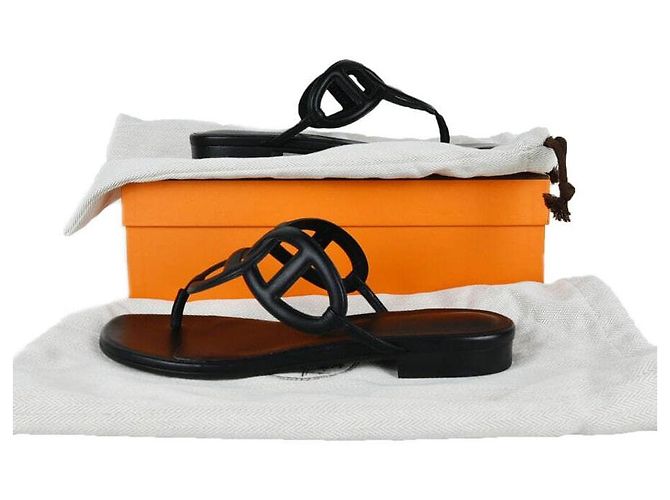 Hermès Sandali in pelle Chandal Egerie Multicolore - vista 2
