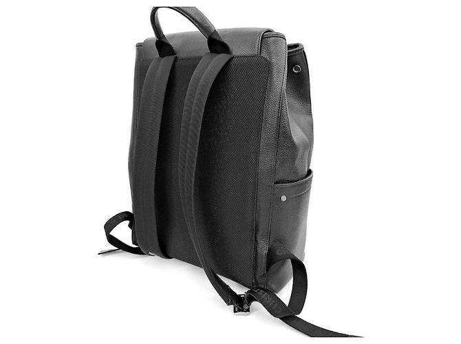 Dior Black Leather Saddle Backpack - vue 6
