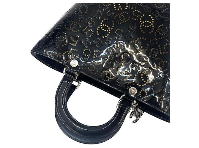 Chanel Borsa Tote Perf Nera Nero - vista 6