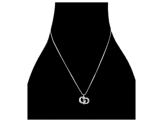 Dior Collar Cubic CD Silver Plata - vista 5