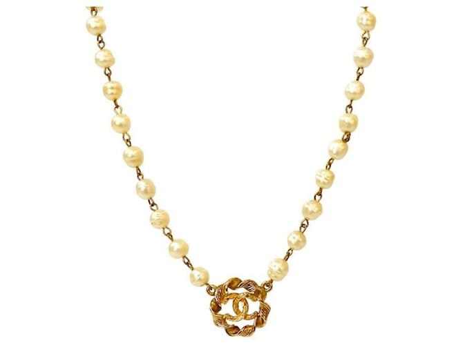 Chanel Gold CC Perlenkette Golden - Ansicht 2