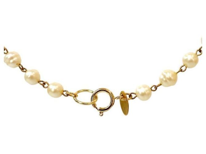 Chanel Gold CC Perlenkette Golden - Ansicht 3