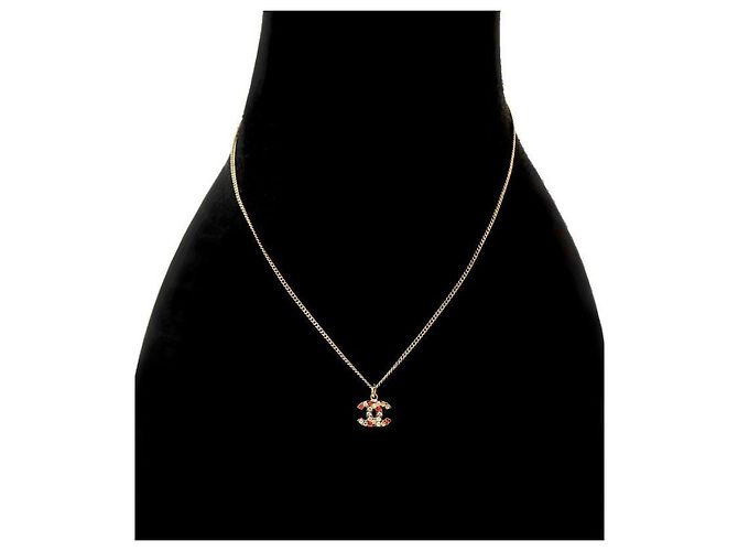 Chanel Collar Logo CC Dorado - vista 5