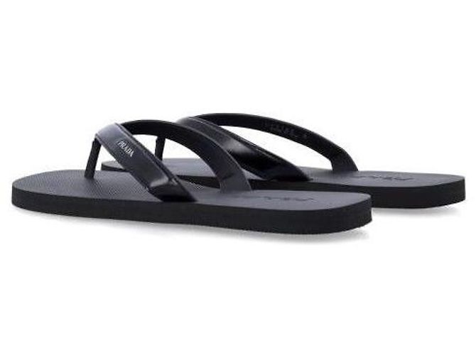 Prada Flip-Flops aus gebürstetem Leder - Ansicht 6