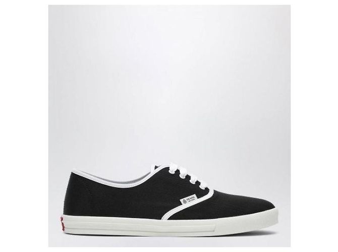 Prada Sneakers in tessuto Drill Nero - vista 4