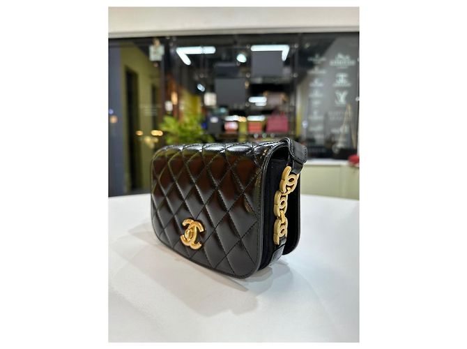 Chanel Mini Borsa a Tracolla Nera AS Nero - vista 4