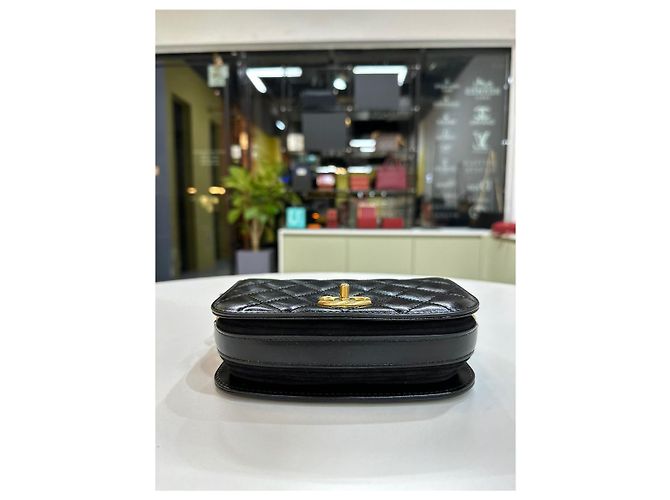 Chanel Mini Borsa a Tracolla Nera AS Nero - vista 5