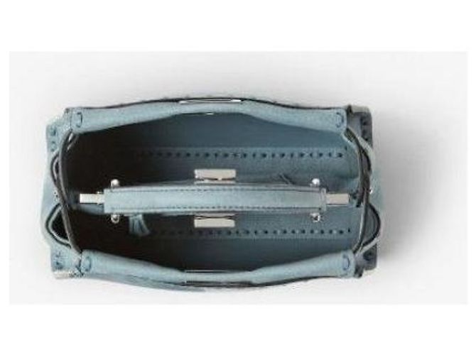 Fendi Peekaboo Mini Tasche Blau - Ansicht 7