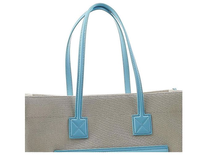 Burberry Freya Tote Medium aus zweifarbiger Leinwand LL MD FREYA TOTE Mehrfarben - Ansicht 7