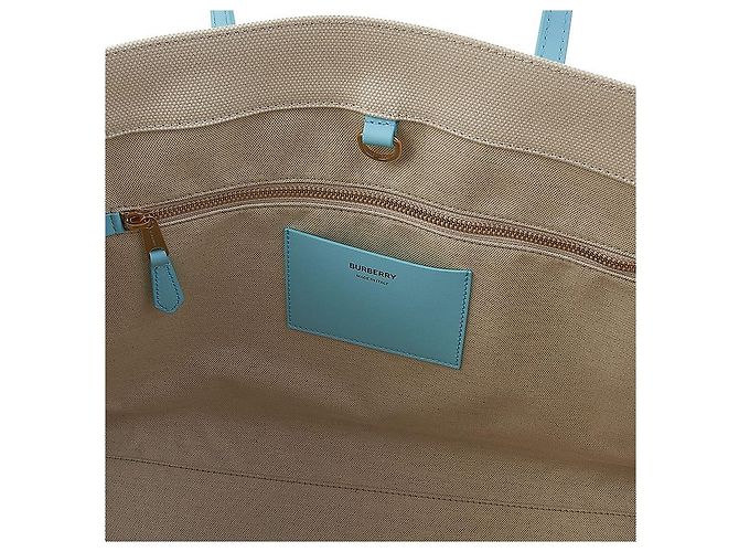 Burberry Freya Tote Medium aus zweifarbiger Leinwand LL MD FREYA TOTE Mehrfarben - Ansicht 9