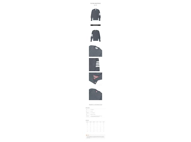 Thom Browne Pullover de malha com gola redonda Marrom - vista 2