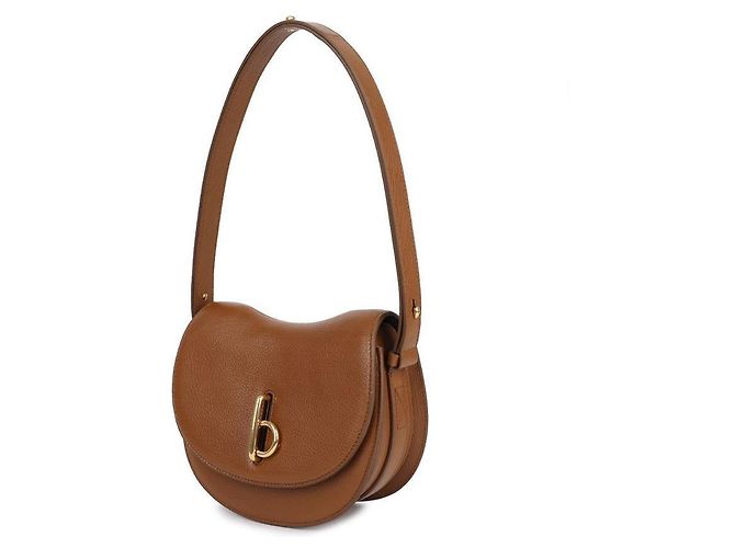 Burberry Borsa Horse Bag Piccola con Chiusura Marrone - vista 4