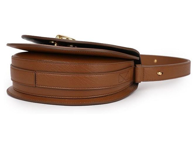 Burberry Borsa Horse Bag Piccola con Chiusura Marrone - vista 6