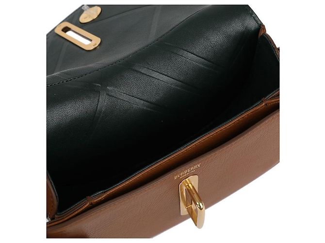 Burberry Borsa Horse Bag Piccola con Chiusura Marrone - vista 8