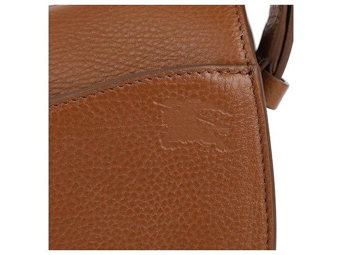 Burberry Borsa Horse Bag Piccola con Chiusura Marrone - vista 9
