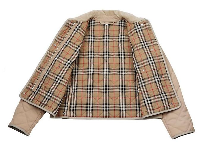 Burberry Veste matelassée avec col en velours côtelé - vue 5
