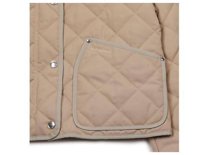 Burberry Veste matelassée avec col en velours côtelé - vue 7