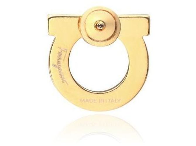 Salvatore Ferragamo Gancini Crystal Pearl Ohrringe - Ansicht 5