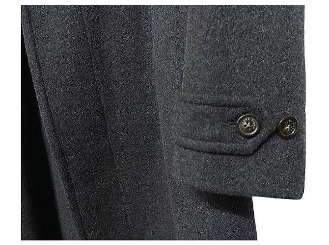 Loro Piana Abrigo largo de cachemira gris oscuro Negro - vista 7