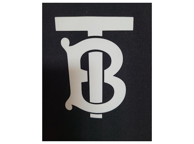 Burberry TV Black TB Monogram Patch Sweatshirt Schwarz - Ansicht 3