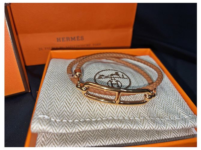 Hermès Bracciale Lolis Double Tour Rose Gold Multicolore - vista 2