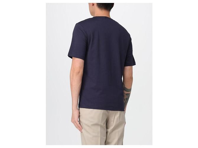 Bally Baumwoll-T-Shirt mit Crest-Logo Blau - Ansicht 6