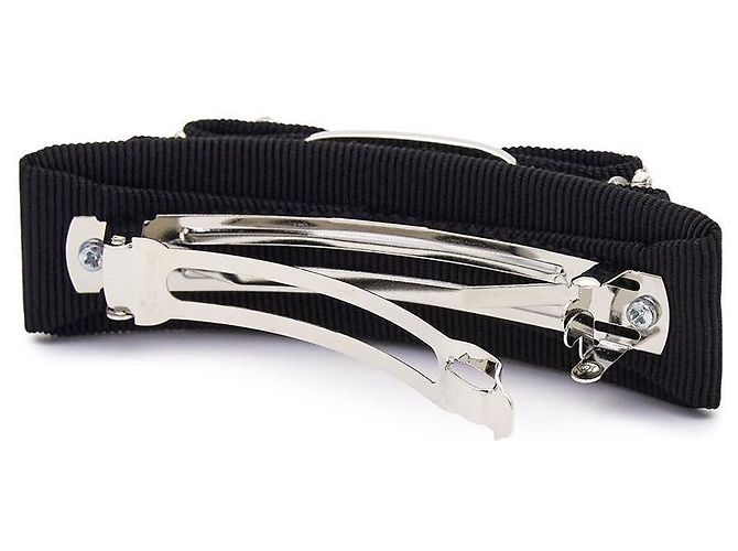 Salvatore Ferragamo Fermi di capelli a fiocco di cristallo Argento - vista 5