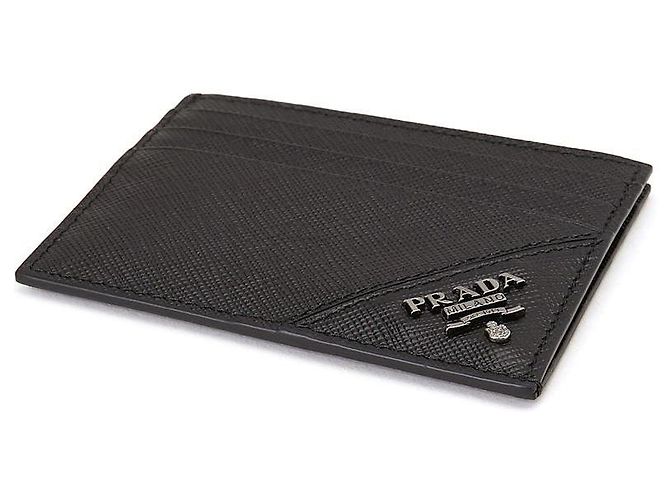 Prada Portacarte uomo Saffiano QME Nero - vista 4