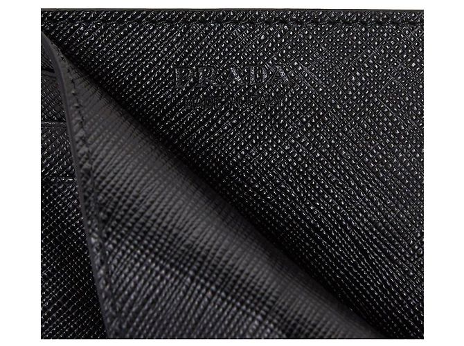 Prada Portacarte uomo Saffiano QME Nero - vista 7