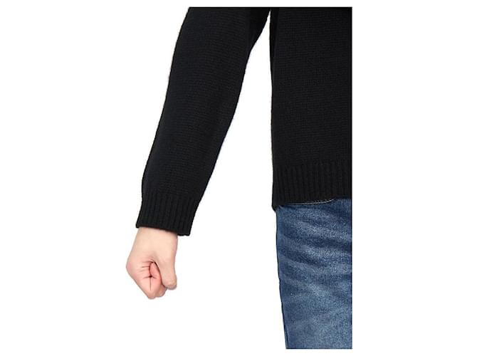 Valentino schwarzer Strickpullover für Herren - Ansicht 10