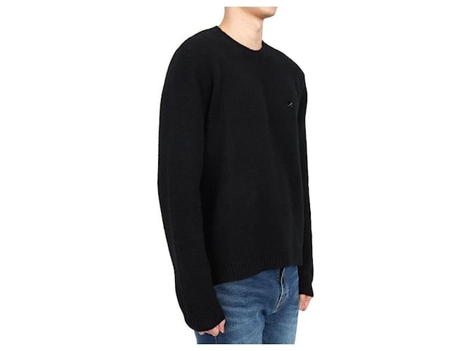Valentino schwarzer Strickpullover für Herren - Ansicht 4