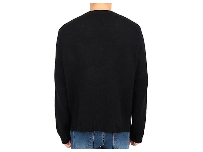 Valentino schwarzer Strickpullover für Herren - Ansicht 5
