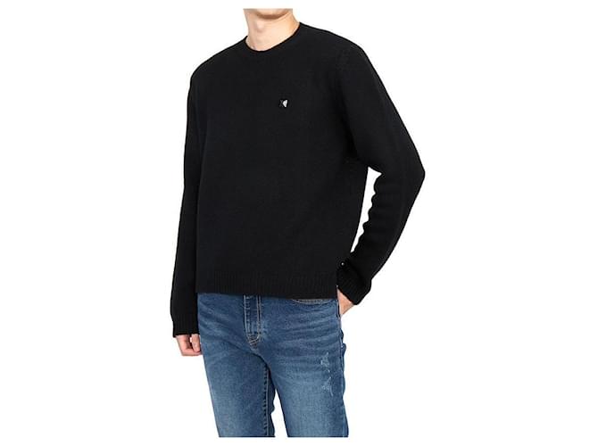 Valentino schwarzer Strickpullover für Herren - Ansicht 6