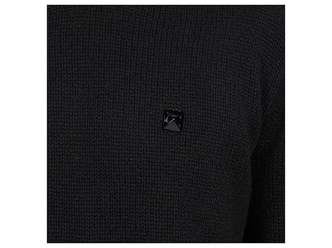 Valentino schwarzer Strickpullover für Herren - Ansicht 9