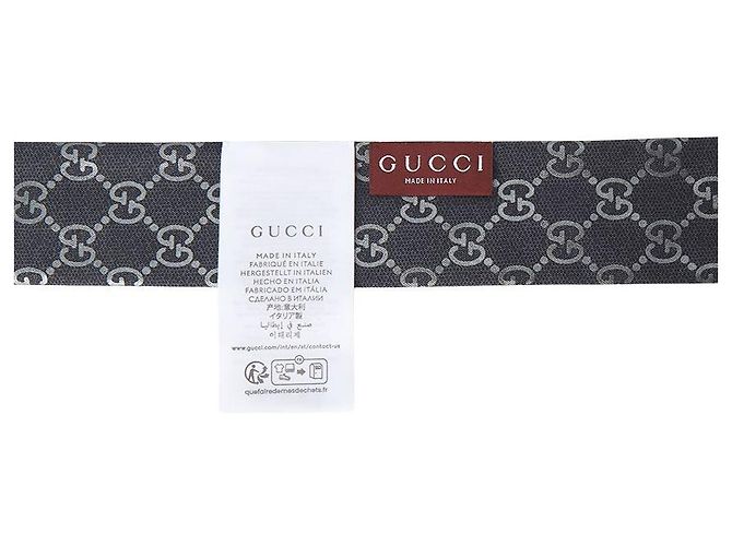 Gucci Silk Scarf Black - view 6