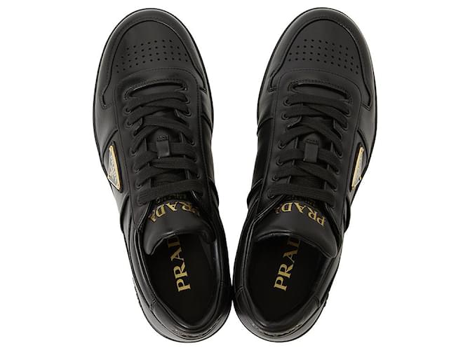 Prada Sneakers Downtown da uomo Nero - vista 3