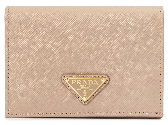 Prada Portafoglio compatto Saffiano da donna QHH - vista 2