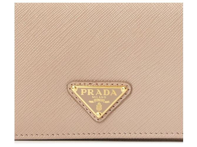 Prada Portafoglio compatto Saffiano da donna QHH - vista 8
