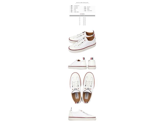 Thom Browne Sneakers sportive in mesh da donna White Multicolore - vista 2