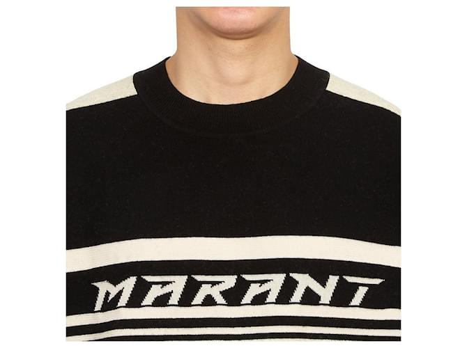 Isabel Marant Colby Strickpullover für Herren weiß - Ansicht 7