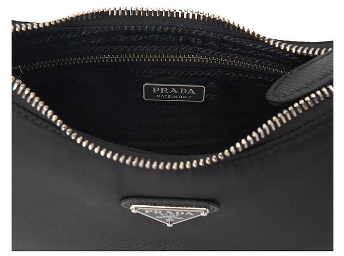 Prada Borsa a spalla mini Re-Nylon Reedition da donna Nero - vista 8