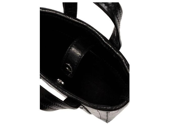 Balenciaga Leder-Handytasche Schwarz - Ansicht 6