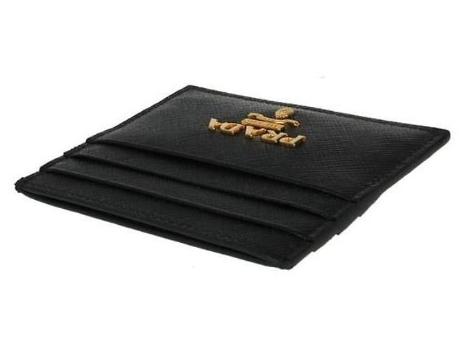 Prada Tarjetero Saffiano stamp: QWA Negro - vista 5