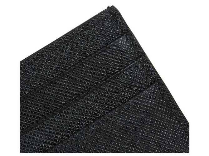 Prada Tarjetero Saffiano stamp: QWA Negro - vista 8